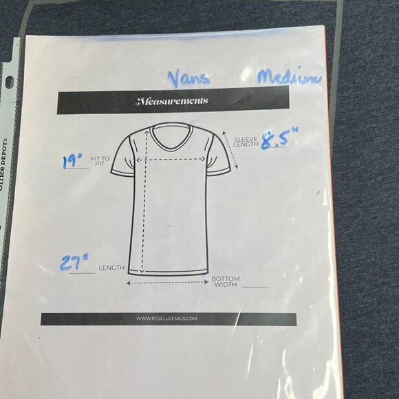 Men's Vans Off the Wall Classic Fit Graphic Short Sleeve T-Shirt. Size Medium - Picture 6 of 6